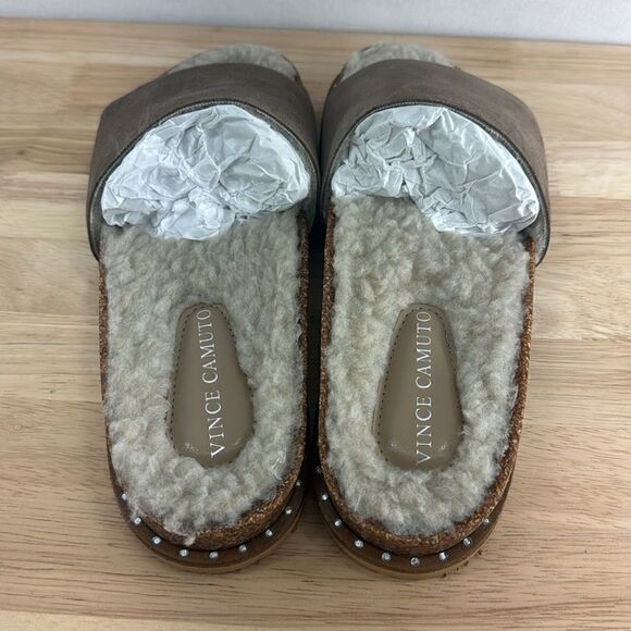 Vince Camuto Kanadial Sandal- Verona Suede- Tuscan Taupe- Size 6- NIB - Picture 3 of 8